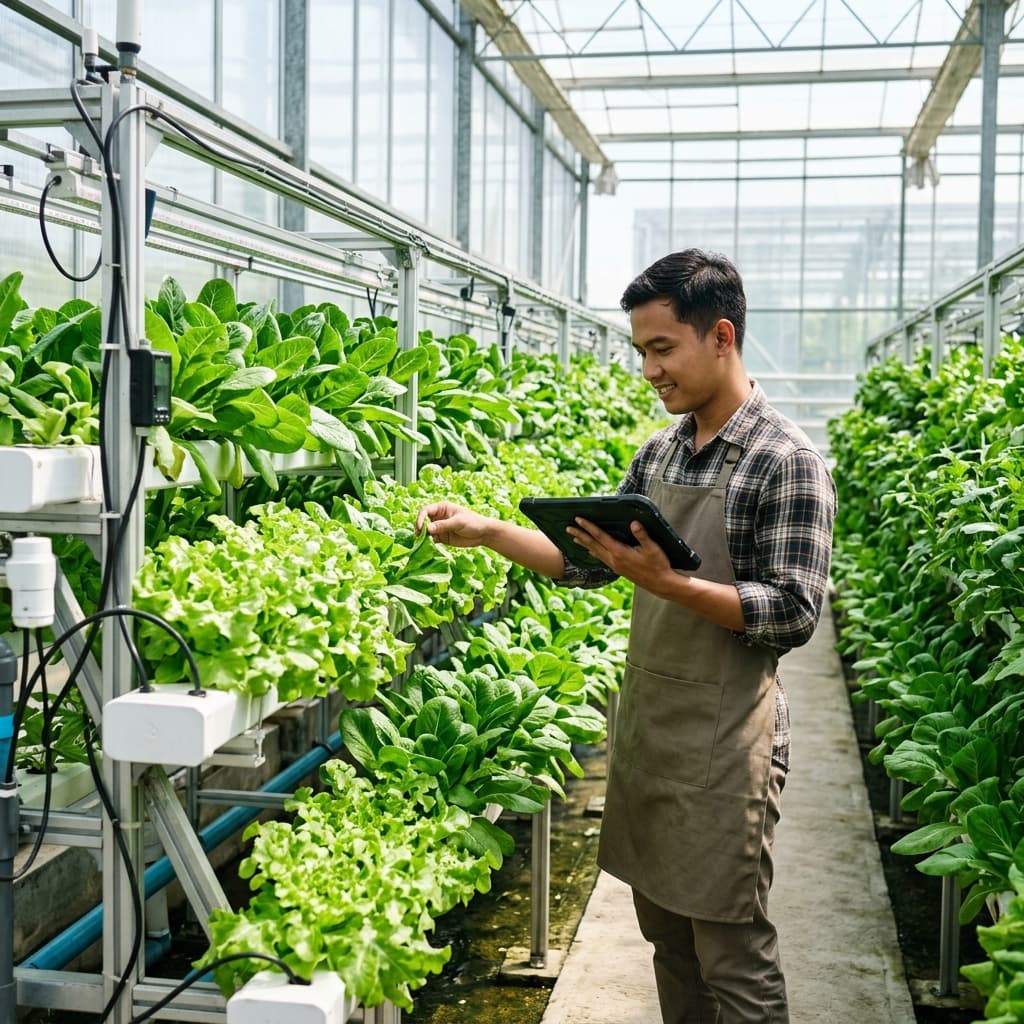 Petani Menggunakan Teknologi